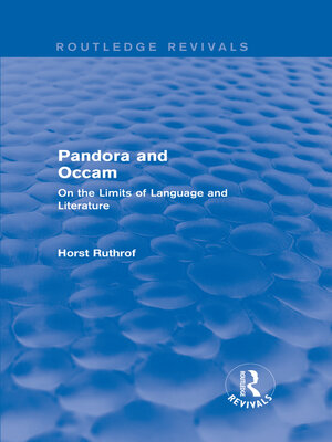 cover image of Routledge Revivals